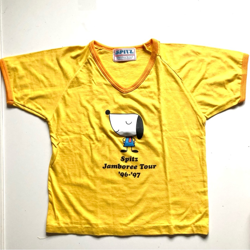 90s Japanese Concert Tee 100% cotton, V-neck, 16” wide